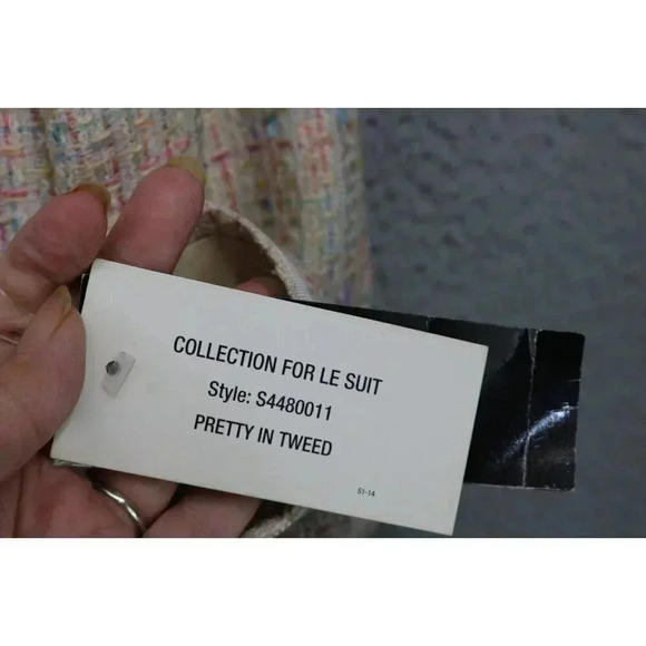 Le Suit-Collections-"Pretty in Tweed" Skirt Suit-Vintage-Size 6-New w/Tags - Picture 8 of 16